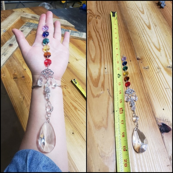 Rainbow Suncatcher 🌈 LGBTQ 🏳️🌈 PRIDE Hanging Decor Gift idea Window Crystals - Picture 10 of 11